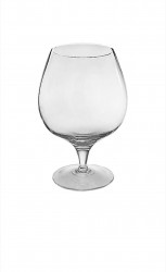 Стъклена купа на столче